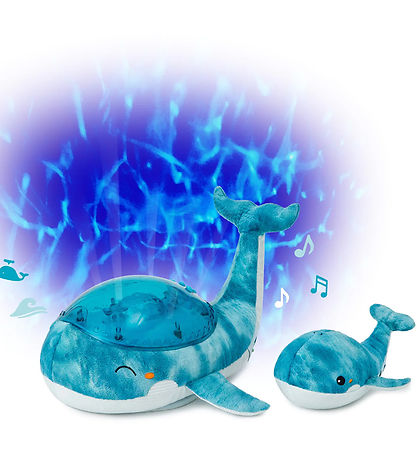 Cloud-B Night Lamp w. Sound - Tranquil Whale w. Young - 30x28x13