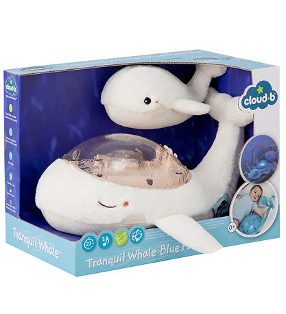 Cloud-B Night Lamp w. Sound - Tranquil Whale w. Young - 30x28x13