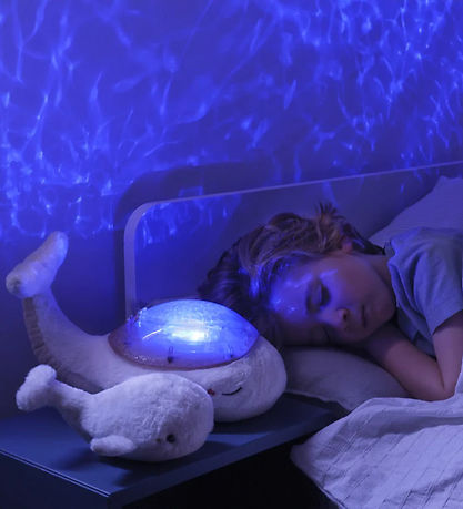 Cloud-B Night Lamp w. Sound - Tranquil Whale w. Young - 30x28x13