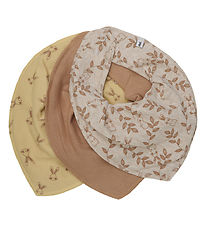 Pippi Baby Teething Bib - 3-Pack - Indian Tan
