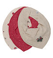 Pippi Baby Teething Bib - 3-Pack - True Red