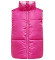 Kids Only Puffer Vest - Reversible - CookNewRicky - Raspberry Ro