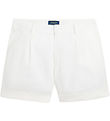Polo Ralph Lauren 반바지 - 린넨 - 데크워시 화이트