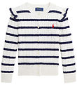Polo Ralph Lauren Cardigan - Knitted - Deckwash White/Newport Na