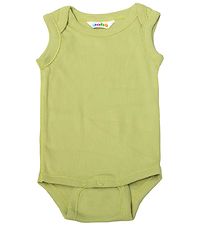 Joha Bodysuit Sleeveless - Rib - Dusty Green
