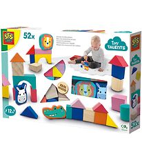 SES Creative Holzklötze und Tiergesichter