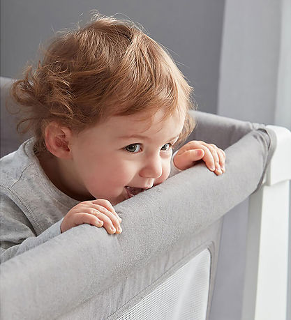 Shnuggle Cot - Conversion kit - 125x66 cm - Stone Grey/White