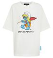 Emporio Armani T-Shirt - Weiß m. Schlumpfine