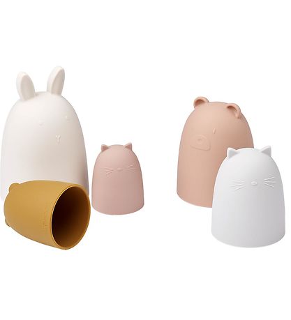 Liewood Stacking Blocks - Silicone - Anneli - Rose Multi Mix
