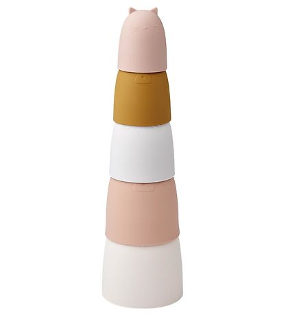 Liewood Stacking Blocks - Silicone - Anneli - Rose Multi Mix
