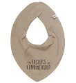 Pippi Teething Bib - Pointy - Silver Mink w. Aunt's Charm Troll