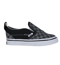 Vans Shoes - Slip-on V Checkerboard - Black/Grey
