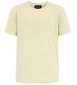 Emporio Armani T-Shirt - Perkamenten m. Strass