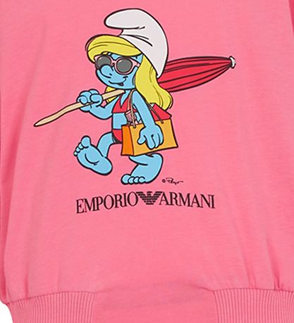 Emporio Armani 원피스 - 핑크 포함 스머페트