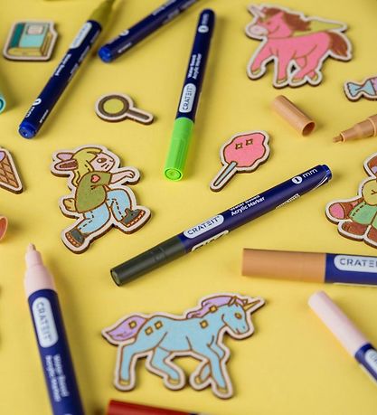 Crateit Markers - 1mm - 6 pcs - Pastels
