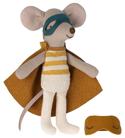 Souris Maileg - Petit frère - Super-héros dans une boîte d'allum
