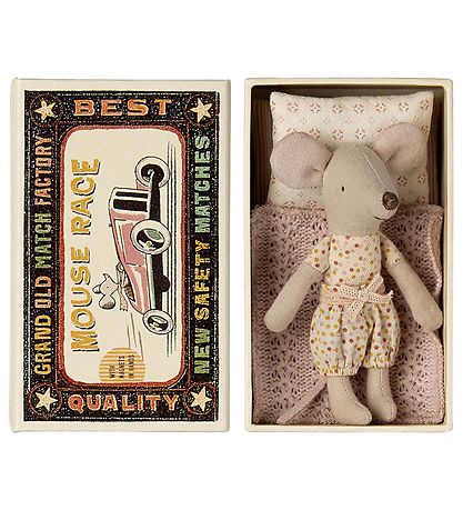 Maileg Mouse - Little Sister I Matchbox