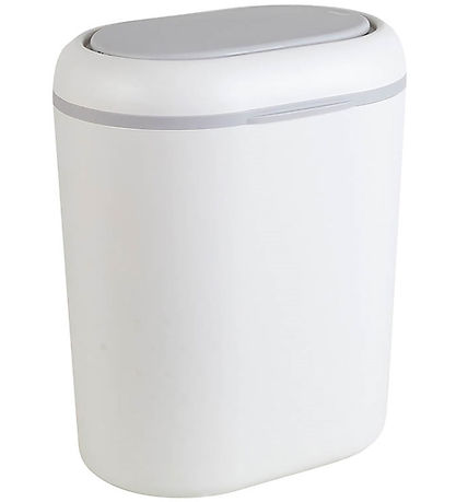 Shnuggle Diaper bin - Eco Touch - White/Grey