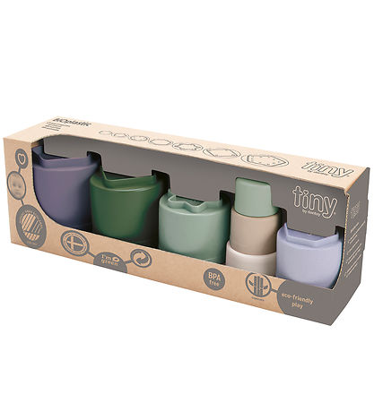 Tiny Town Dantoy BIO Plastic Building Buckets - 7 Parts