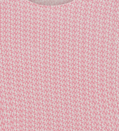 Designers Remix Blússa - Bambus - Jenna Slim - Bleikt/Logo Print