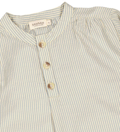 MarMar Nightdress - Pajamas - Blue Stone Stripe