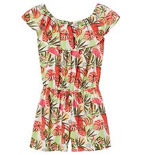 Name It Buksedragt - NkfVinaya - Noos - Bright White/Tropical