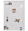 Liewood Colouring Book - Odell - Vehicles/Downtown Mix