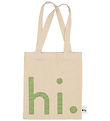 Design Letters Shopper - Klein - Hi - Natur/Grün