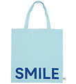 Design Letters Shopper - Lächeln - Ice Blue