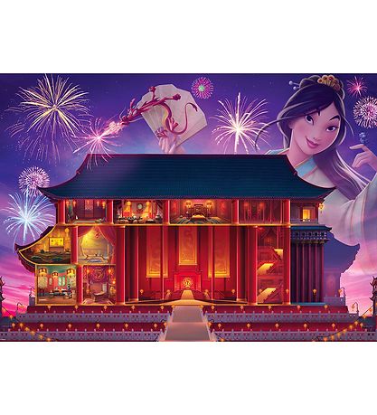 Puzzle Ravensburger - 1000 Briques - Disney Châteaux Mulan