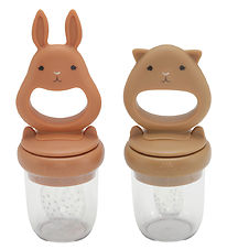 Konges Sløjd Voedselvoederbakken - 2-pack - Amandel/Terracotta