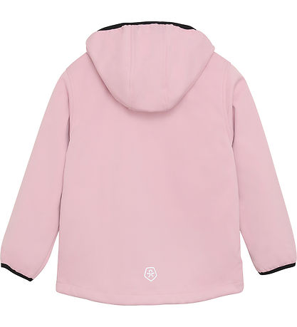 Color Kids Softshell Jacket w. Fleece - Bleached Mauve