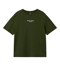 Name It T-paita - NkmBrody - Noos - Kivääri Green