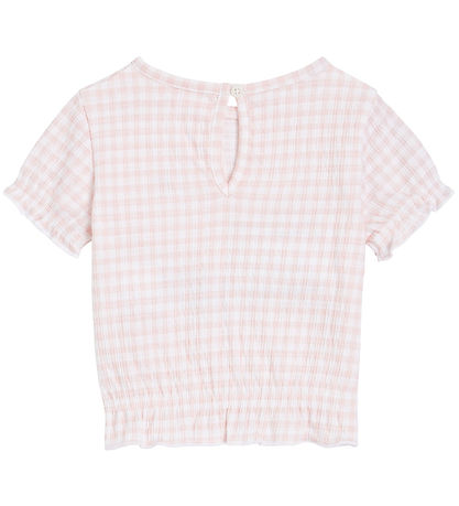 Tommy Hilfiger Set - T-shirt/Bloomers - Ruffle Gingham - White/P