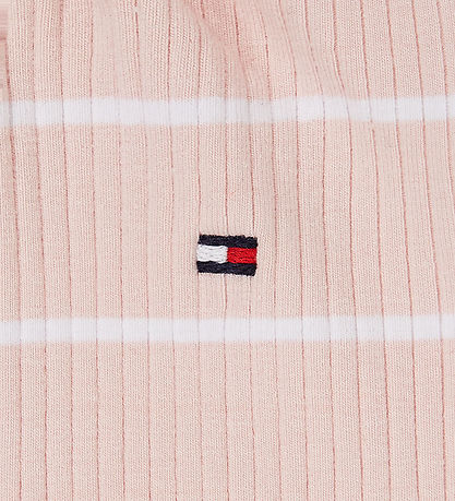 Tommy Hilfiger Bodysuit s/s - Rib - Whimsy Pink/White Stripe