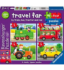 Ravensburger Jigsaw Puzzle - My First - 4 Various - Travel Fathe