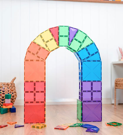 Connetix Magnet set - 60 Parts - Rainbow Starts Pack