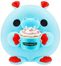 Snackles Soft Toy - 35 cm - Hugh the Hippo w. Cinnabon