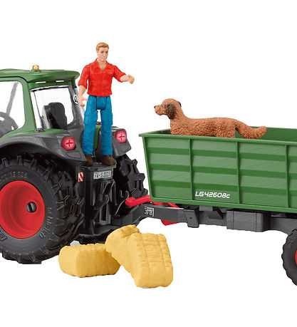 Schleich Farm World - Tractor With Trailer - 42608