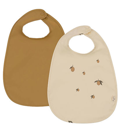Konges Sløjd Bibs - PU - 2-Pack - Lemon