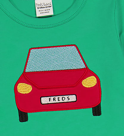 Freds World Blouse - Hello Car - Grass