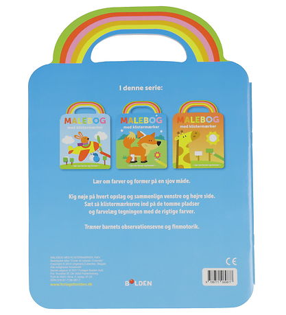 Forlaget Bolden Colouring Book w. Stickers - Fox