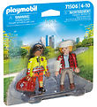 Playmobil DuoPack - Sjúkraliði með sjúkling - 71506 - 6 Partar