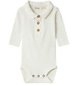 Lil' Atelier Hemdbody L/æ - NmmUndo - Kokosmilch