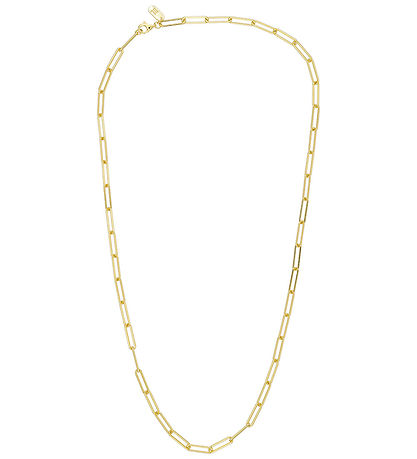 Design Letters Necklace - Chunky Square Link - Large - 45 cm - G