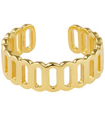 Design Letters Ring - Tengjast saman - Gull