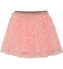 Minymo Skirt - Pink Dogwood w. Flowers
