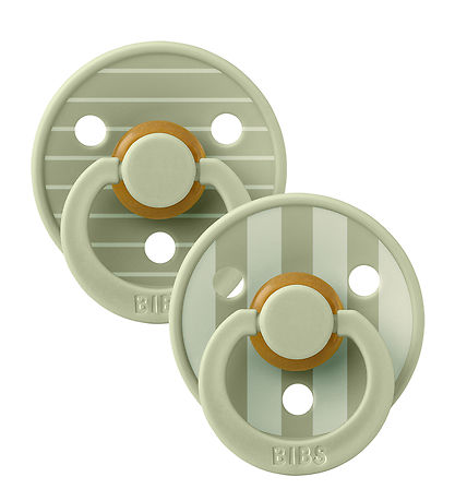 BIBS Colour Nappar - 2-pack - Stl. 1 - Rund - Sage