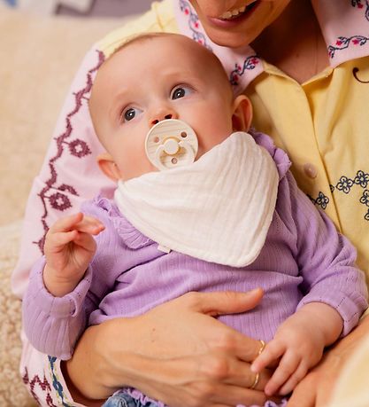 BIBS Colour Pacifiers - 2-Pack - Size 1 - Round - Ivory/Vanilla 