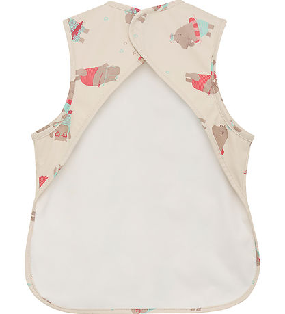 CeLaVi Apron - PU - Warm Taupe w. Hippos